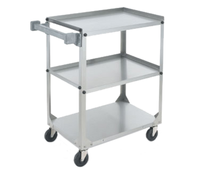 Vollrath 97320 27 1/2" L x 15 1/2" W x 32 5/8" H 300 Lb. Heavy-Duty Stainless Steel Utility Cart