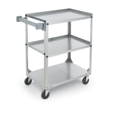 Vollrath 97320 27 1/2" L x 15 1/2" W x 32 5/8" H 300 Lb. Heavy-Duty Stainless Steel Utility Cart