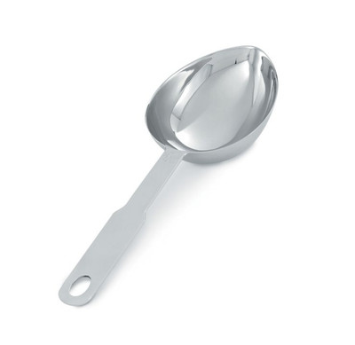 Vollrath 47058 .5 Cup Stainless Steel Tapered Bowl Measuring Scoop / Cup