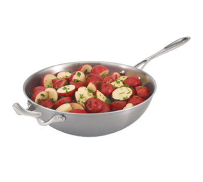 Vollrath 49418 5.19 Qt. 3-Ply Miramar Display Cookware Stir Fry Pan
