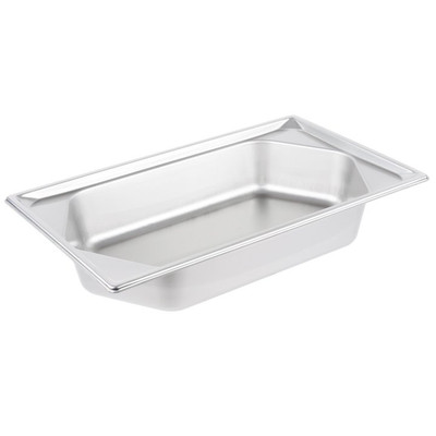 Vollrath 3101240 9.3 Qt. 22 Gauge Stainless Steel Super Pan Super Shape Full Size Hexagon Pan