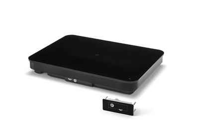 Vollrath 59508DW 23" W x 16" D x 3 1/16" H Black Tempered Ceramic Glass Top Drop In Mirage Induction Buffet Warmer - 120 Volts 375 Watts