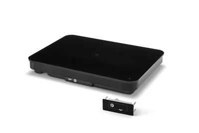 Vollrath 59508DW 23" W x 16" D x 3 1/16" H Black Tempered Ceramic Glass Top Drop In Mirage Induction Buffet Warmer - 120 Volts 375 Watts