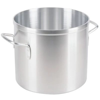 Vollrath 67512 12 Quarts 8 Ga. Standard Aluminum Natural Classic Stock Pot