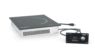 Vollrath 5950170 12 1/2" W x 14 1/2" D x 2 7/8" H 14" Max Pan Size LED Digital Readout Mirage Drop-In Induction Warmer - 120 Volts 700 Watts