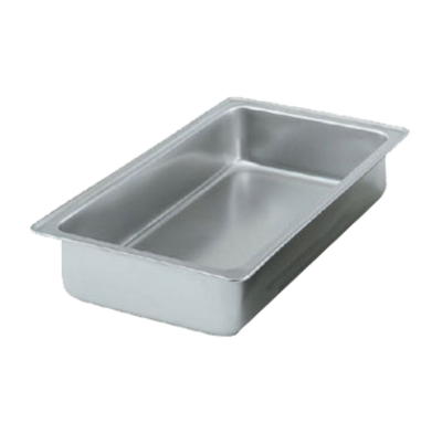 Vollrath 99780 22" W x 6" H x 14" D Full Size Dripless Bead Stainless Steel Water / Spillage Pan