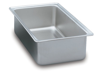 Vollrath 99780 22" W x 6" H x 14" D Full Size Dripless Bead Stainless Steel Water / Spillage Pan