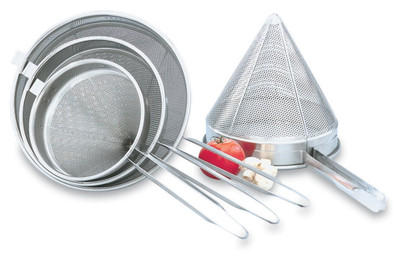 Vollrath 47177 Stainless Steel Coarse Mesh With Bowl Clip China Cap Strainer