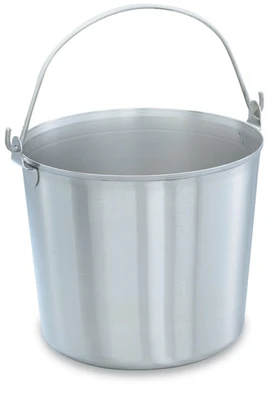 Vollrath 59120 13 Qt. Stainless Utility Pail With Handle
