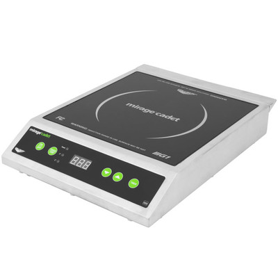 Vollrath 59310 12" W x 16" D x 3 1/8" H Countertop Mirage Cadet Induction Range - 120V 1400W