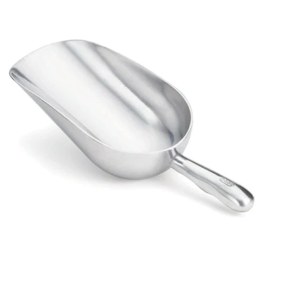 TableCraft Products 658 58 Oz. Round Bottom Aluminum Ice Scoop