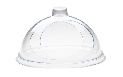 Cal-Mil 301-15 15" Dia. x 7" H Clear Acrylic Dome Style Turn N Serve Gourmet Cover