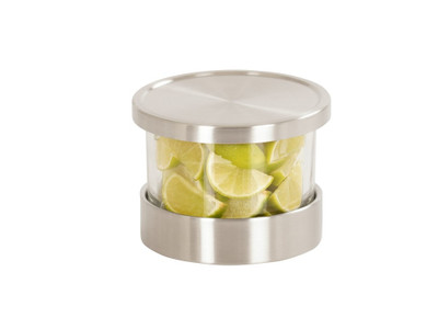 Cal-Mil 1851-5 5 1/4" Dia. x 4 1/2" H 32 Oz. Glass Clear Mixology Jar