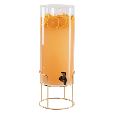 Cal-Mil 22005-3INF-49 3 Gal. Round Infusion Chamber Wire Base Mid-Century Beverage Dispenser