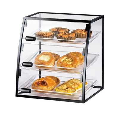 Cal-Mil 1708-1318 18" W x 16" D x 21" H Acrylic 3-Tier Self Serve Self-Serve Cabinet