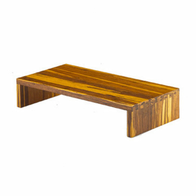 Cal-Mil 1934-4-60 20" W x 10" D x 4" H Bamboo Rectangle Natural Step Riser