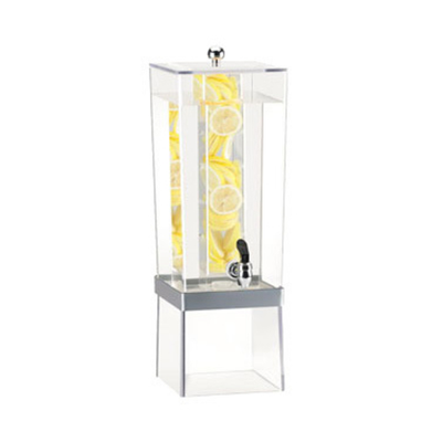 Cal-Mil 2016INF-74 3 Gal. Silver Infusion Chamber Metal Band Econo Beverage Dispenser
