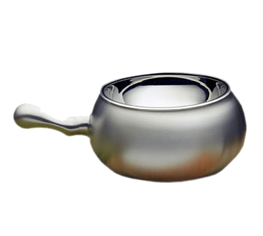Bon Chef 5050SS 6" x 4" Round Stainless Steel Fondue Pot