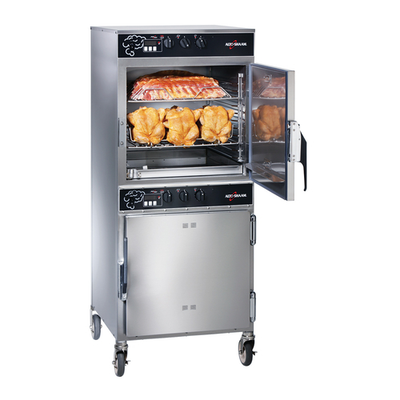 Alto-Shaam 1767-SK 27.06" W Stainless Steel 4 Racks Halo Heat Slo Cook Hold and Smoker Oven - 208-240 Volts