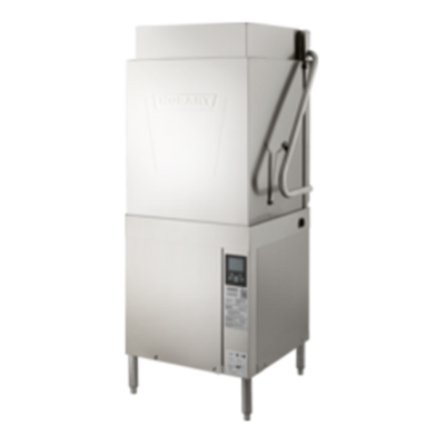 Hobart AM16T-BAS-2 60 Racks and Hour Electric High Temp with Booster Universal Stainless Steel Dishwasher