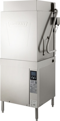 Hobart AM16VLT-BAS-2 40 Racks and Hour Electric Single High Temp with Booster Universal Stainless Steel Ventless Dishwashing Machine