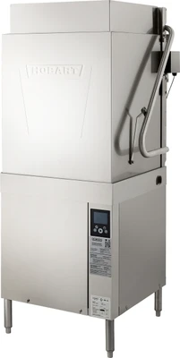 Hobart AM16VLT-BAS-2 40 Racks and Hour Electric Single High Temp with Booster Universal Stainless Steel Ventless Dishwashing Machine