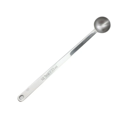 TableCraft Products 40400 1/2 Tbsp. 8 5/8" L Long Handled Stainless Steel Measuring Spoon