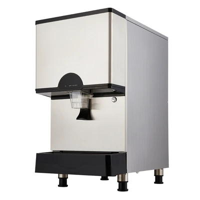 Icetro ID-0300-AN 11 Lbs. Storage Air Cooled Self-Contained Countertop Nugget-Style Ice &amp; Water Dispenser - 115V