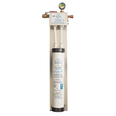 Icetro ICEPRO 1300 5.50" W x 5.25" D x 33.50" H Citryne Based Filtration Scale Elimination 5 Micron 5.5 GPM IcePro Series Water Filtration System