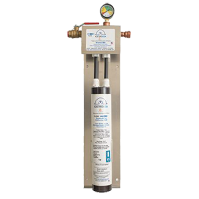 Icetro ICEPRO 400 5.50&quot; W x 3.75&quot; D x 26&quot; H Cytrine Based Filtration Scale Elimination 5 Micron 2.8 GPM IcePro Series Water Filtration System