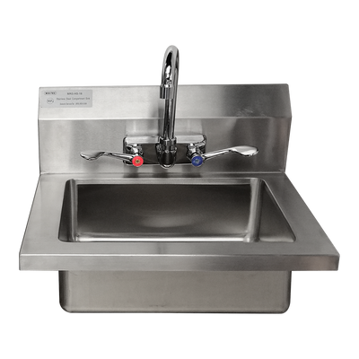 Atosa MRS-HS-18 18" W Stainless Steel Wall Mount MixRite Hand Sink