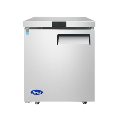 Atosa MGF8401GRL 7.15 Cu. Ft. Solid Door Reach-In Undercounter Refrigerator - 115 Volts