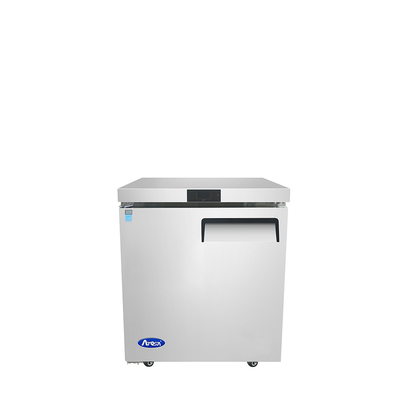 Atosa MGF8401GRL 7.15 Cu. Ft. Solid Door Reach-In Undercounter Refrigerator - 115 Volts