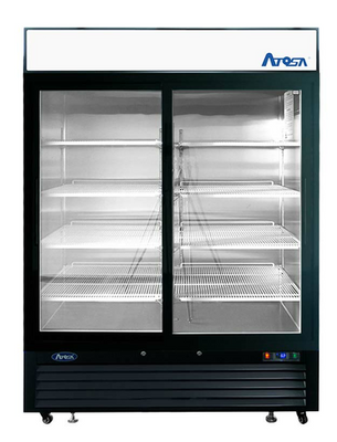 Atosa MCF8727GR 44.9 Cu. Ft. Sliding Door Refrigeration Merchandiser - 115 Volts
