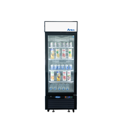 Atosa MCF8720GR 19.4 Cu. Ft. Black Freezer Merchandiser - 115 Volts