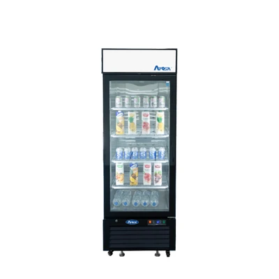 Atosa MCF8720GR 19.4 Cu. Ft. Black Freezer Merchandiser - 115 Volts