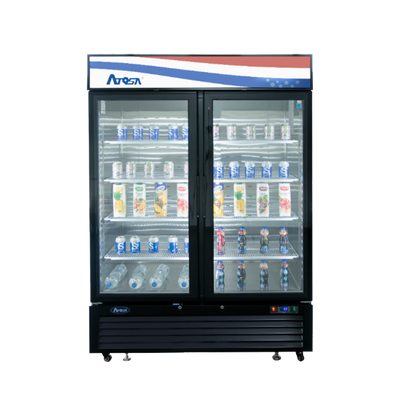 Atosa MCF8733GR 28.5 Cu. Ft. Hinged Door Refrigeration Merchandiser - 115 Volts