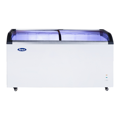 Atosa MMF9113 12.5 Cu. Ft. Sliding Glass Door Atosa Chest Freezer - 115 Volts