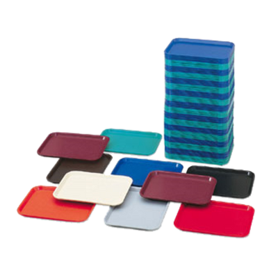 Vollrath 86119 12" x 16" Teal Rectangular Polypropylene Fast Food Tray