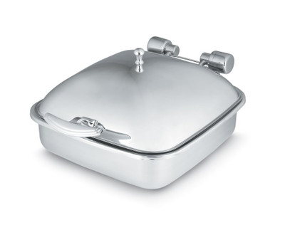 Vollrath 46132 6 Quarts Square Stainless Steel Induction Ready Intrigue Chafer