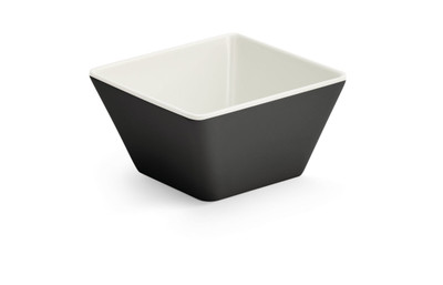 Vollrath V2220020 3.50" W x 3 .50" L x 2.125" H 0.125 Qt. XS Square Black Melamine Bowl