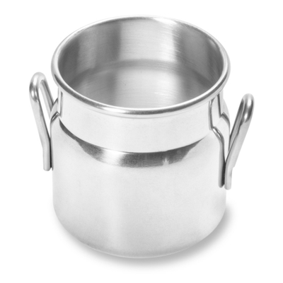 Vollrath 59763 3 Oz. Stainless Steel Mini Milk Can