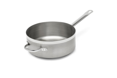 Vollrath 3607 11" W x 4.5" H 7 Qt. 18-10 Stainless Steel with Aluminum Clad Bottom Centurion Induction Saute Pan