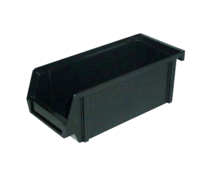 Vollrath 4806-06 11-1/4"L x 4-1/4"H x 5"W Black Single Plastic Self-Serve System Bin