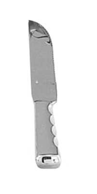 Vollrath 48146 12 3/4" Length Stainless with 8" Blade Hollow Handle Buffetware Carving Knife