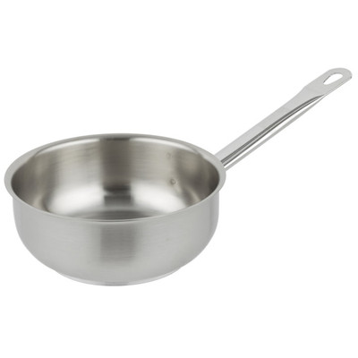Vollrath 3152 3.25 Qt. Stainless Steel with Aluminum Clad Bottom Centurion Induction Saute Pan