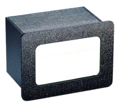 Vollrath FMN-1 8.5" W x 5.38" D x 6.25" H Black ABS Plastic Flush Mount / Built-In Napkin Dispenser