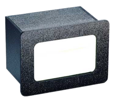 Vollrath FMN-1 8.5" W x 5.38" D x 6.25" H Black ABS Plastic Flush Mount / Built-In Napkin Dispenser