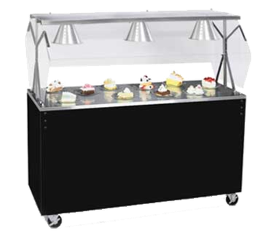 Vollrath 38720W 24" W x 35" H x 24" D White Vinyl-Clad 20 Gauge Carbon Steel Stainless Steel Work Top 2-Series Affordable Portable Cashier Station