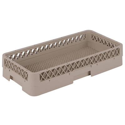 Vollrath HR2A 10" W x 19.75" D x 3.81" H Half Size Co-Polymer Plastic Beige Traex Flatware Dishwasher Rack